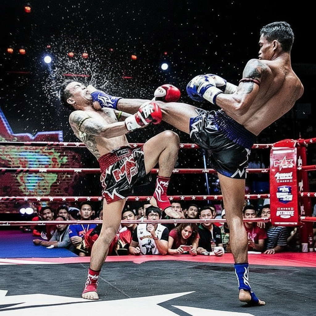 Muay Thai training at Q Combat Academy